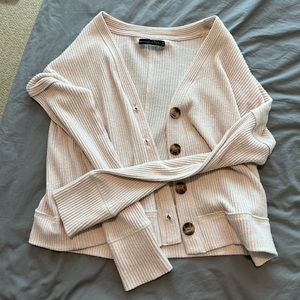 Abercrombie & Fitch Tan Cardigan